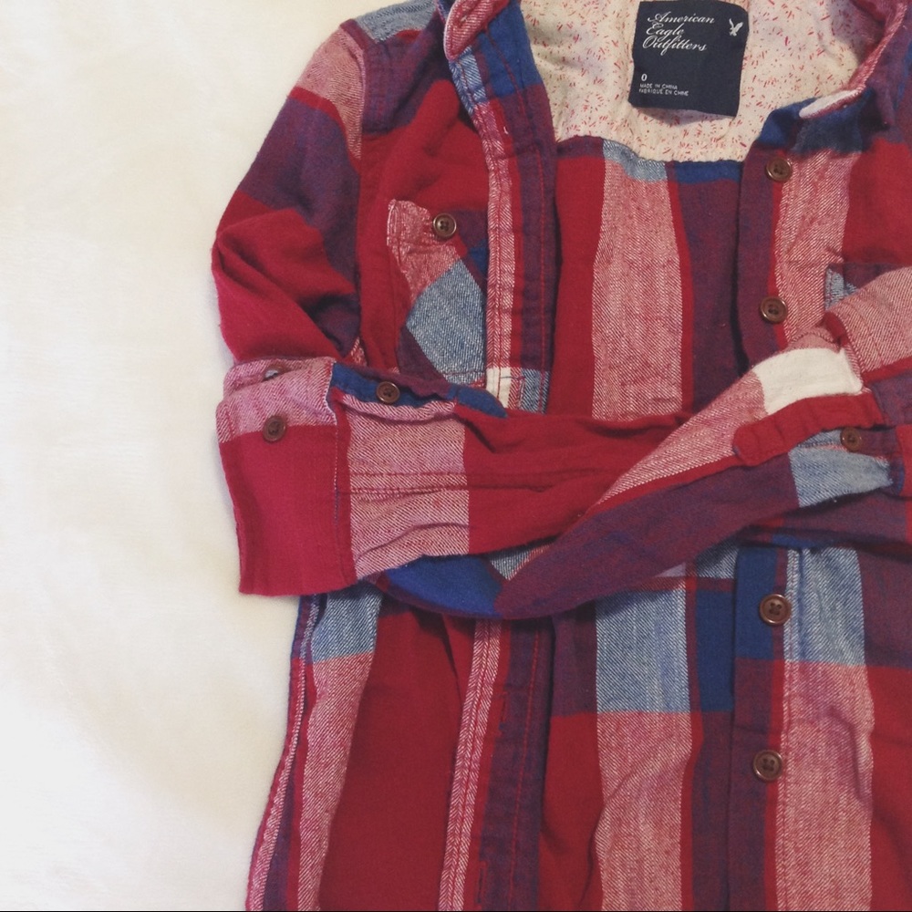 "LIKE" FOR PRICE DROP.🌿 // AEO flannel.